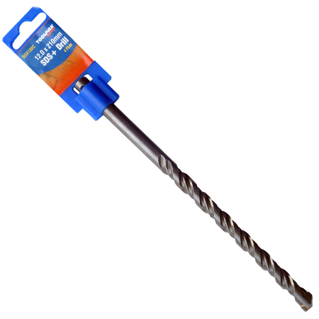 SDS Plus Masonry Drill Bit 12mm x 210mm Hammer Toolpak 